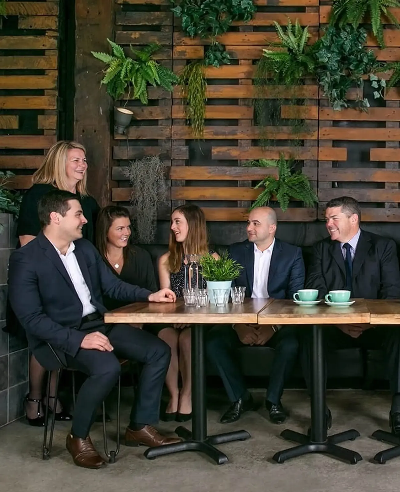 a group of friendly real estate agents